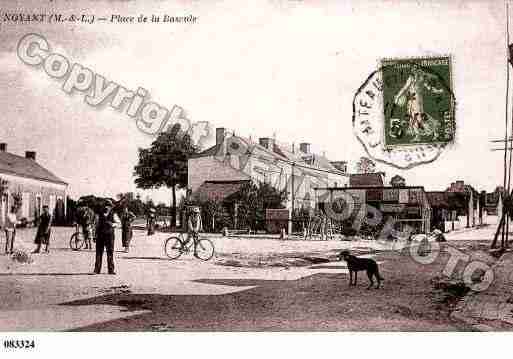 Ville de NOYANT, carte postale ancienne