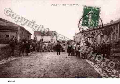 Ville de OLLEY, carte postale ancienne