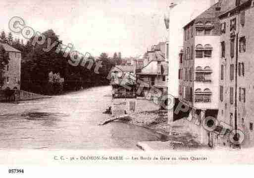 Ville de OLORONSAINTEMARIE, carte postale ancienne