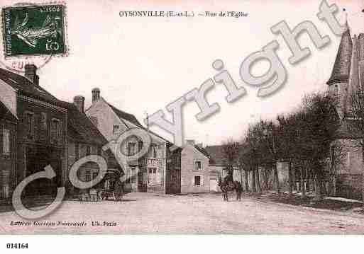 Ville de OYSONVILLE, carte postale ancienne