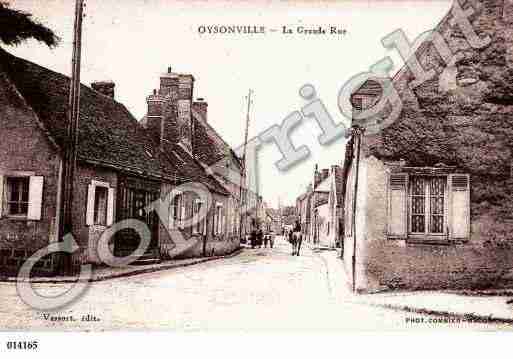 Ville de OYSONVILLE, carte postale ancienne