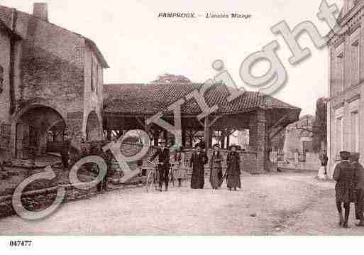 Ville de PAMPROUX, carte postale ancienne