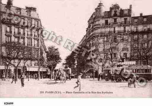 Ville de PARIS20, carte postale ancienne