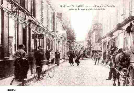 Ville de PARIS7, carte postale ancienne