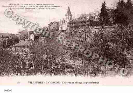 Ville de PIEDDEBORNE, carte postale ancienne