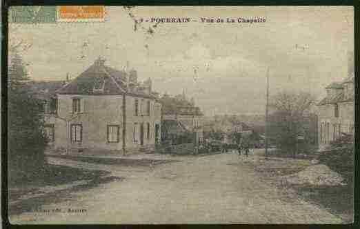 Ville de POURRAIN, carte postale ancienne