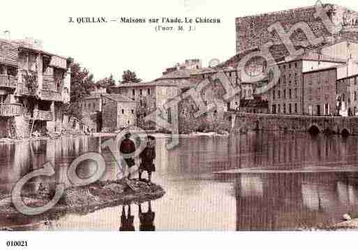Ville de QUILLAN, carte postale ancienne