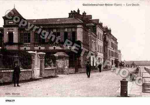 Ville de QUILLEBEUFSURSEINE, carte postale ancienne