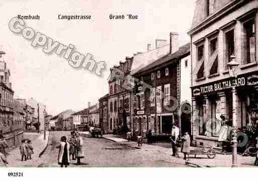 Ville de ROMBAS, carte postale ancienne