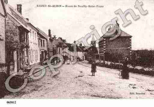 Ville de ROZETSAINTALBIN, carte postale ancienne