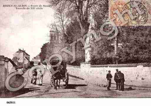 Ville de ROZETSAINTALBIN, carte postale ancienne