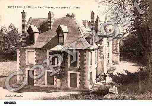 Ville de ROZETSAINTALBIN, carte postale ancienne