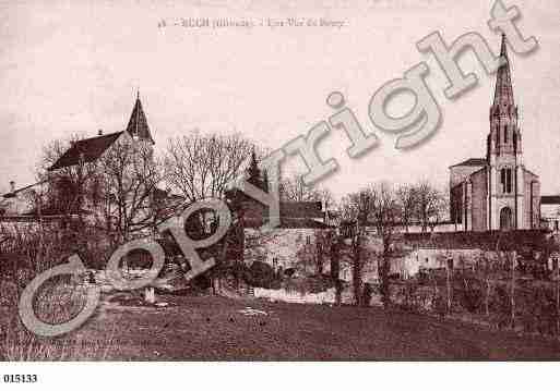 Ville de RUCH, carte postale ancienne