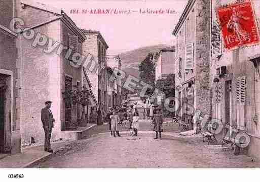 Ville de SAINTALBANLESEAUX, carte postale ancienne