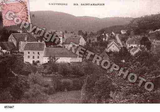 Ville de SAINTAMANDIN, carte postale ancienne