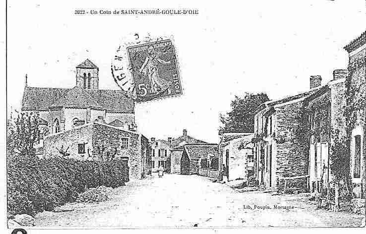 Ville de SAINTANDREGOULED'OIE, carte postale ancienne