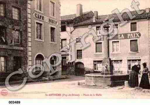 Ville de SAINTANTHEME, carte postale ancienne