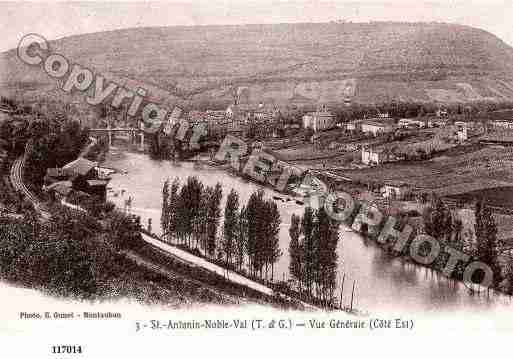 Ville de SAINTANTONINNOBLEVAL, carte postale ancienne