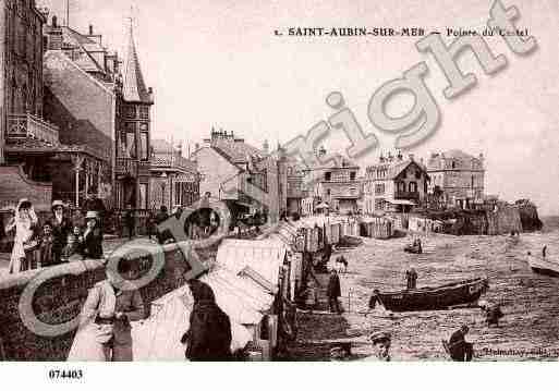 Ville de SAINTAUBINSURMER, carte postale ancienne