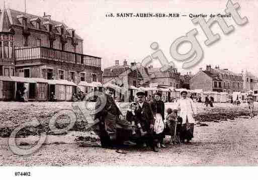 Ville de SAINTAUBINSURMER, carte postale ancienne