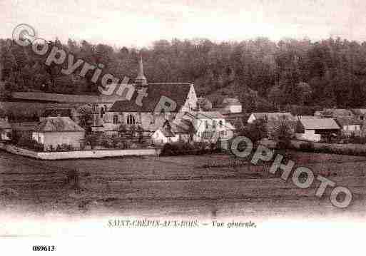 Ville de SAINTCREPINAUXBOIS, carte postale ancienne Ville de SAINTCREPINAUXBOIS, carte postale ancienne