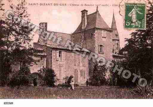 Ville de SAINTDIZANTDUGUA, carte postale ancienne