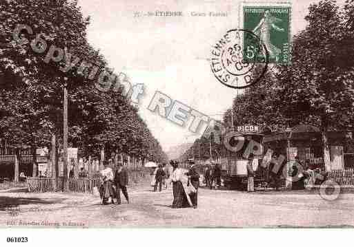 Ville de SAINTETIENNE, carte postale ancienne