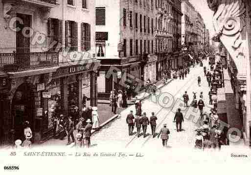 Ville de SAINTETIENNE, carte postale ancienne