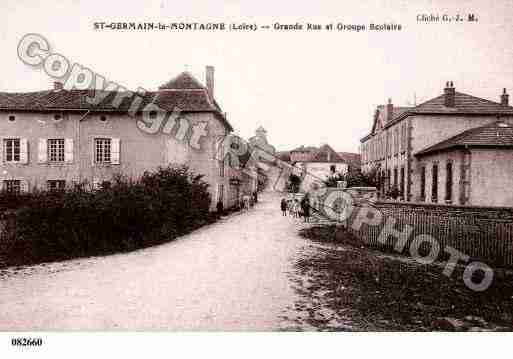 Ville de SAINTGERMAINLAMONTAGNE, carte postale ancienne