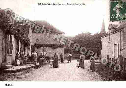 Ville de SAINTLAURENTDESBOIS, carte postale ancienne