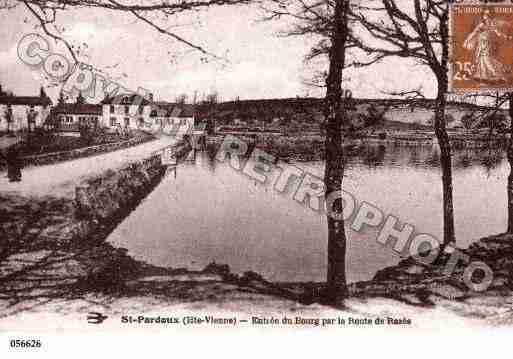 Ville de SAINTPARDOUX, carte postale ancienne