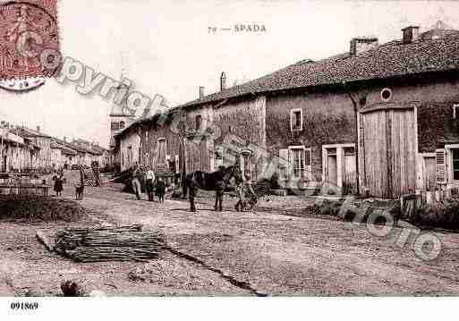 Ville de SPADA, carte postale ancienne