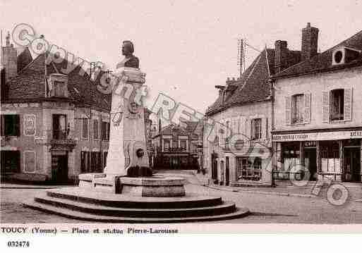 Ville de TOUCY, carte postale ancienne