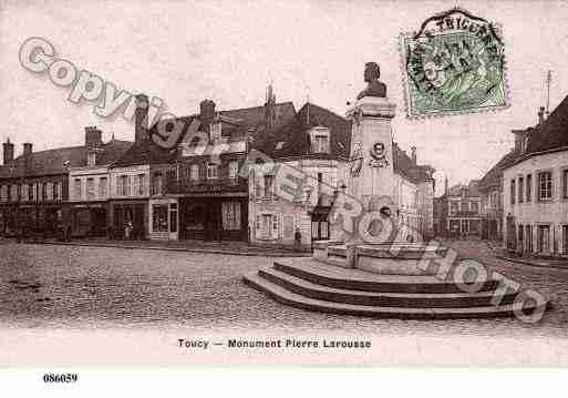 Ville de TOUCY, carte postale ancienne