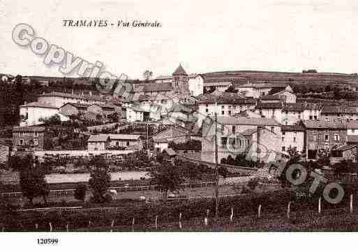 Ville de TRAMAYES, carte postale ancienne