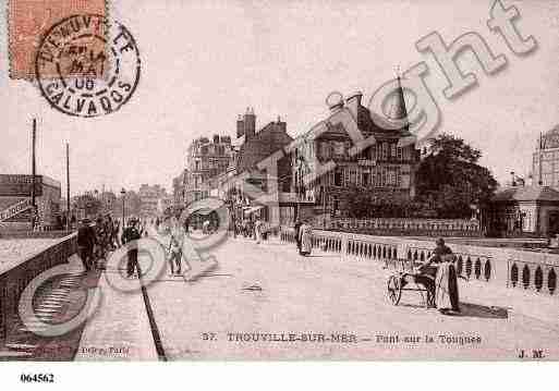 Ville de TROUVILLESURMER, carte postale ancienne