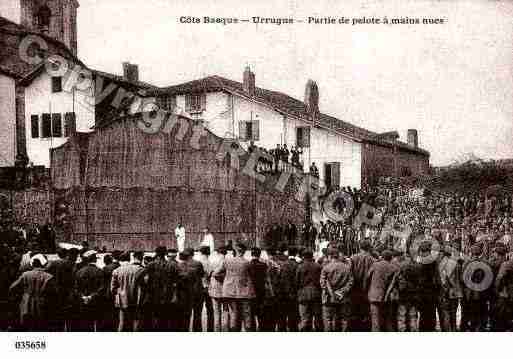 Ville de URRUGNE, carte postale ancienne