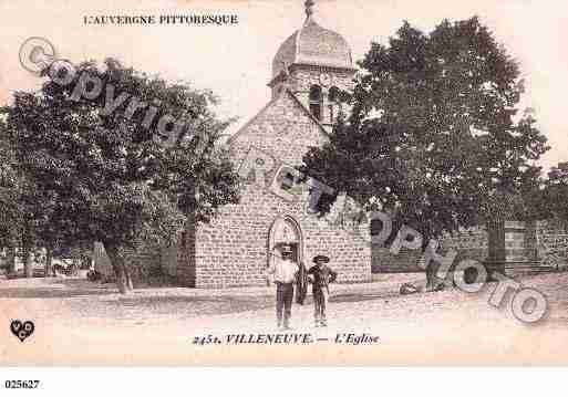Ville de VILLENEUVE, carte postale ancienne