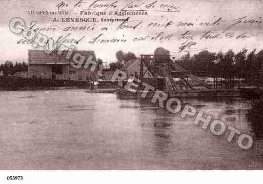 Ville de VILLIERSSURSEINE, carte postale ancienne