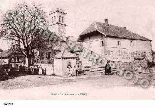 Ville de VIRY, carte postale ancienne