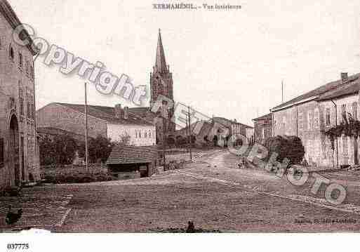 Ville de XERMAMENIL, carte postale ancienne