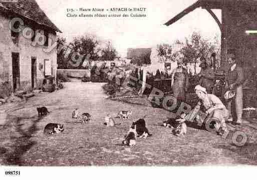 Ville de ASPACHLEHAUT, carte postale ancienne