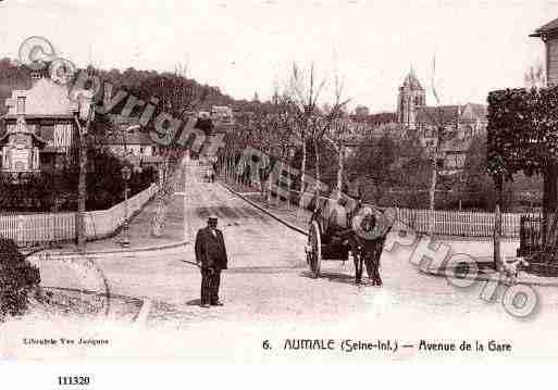 Ville de AUMALE, carte postale ancienne