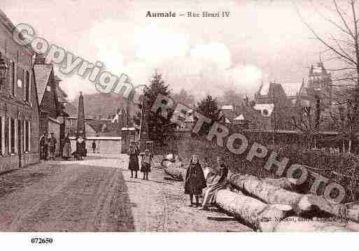 Ville de AUMALE, carte postale ancienne