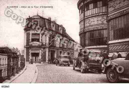 Ville de AUXERRE, carte postale ancienne