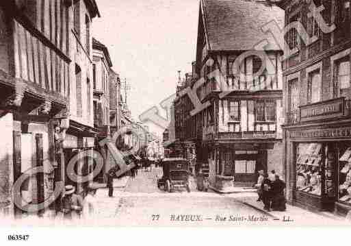 Ville de BAYEUX, carte postale ancienne