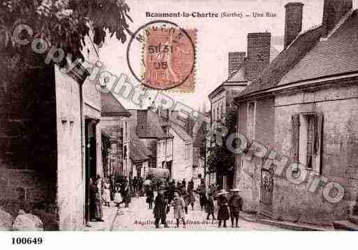 Ville de BEAUMONTSURDEME, carte postale ancienne