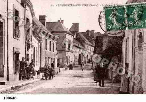 Ville de BEAUMONTSURDEME, carte postale ancienne