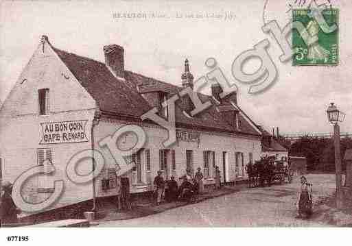 Ville de BEAUTOR, carte postale ancienne  Ville de BEAUTOR, carte postale ancienne