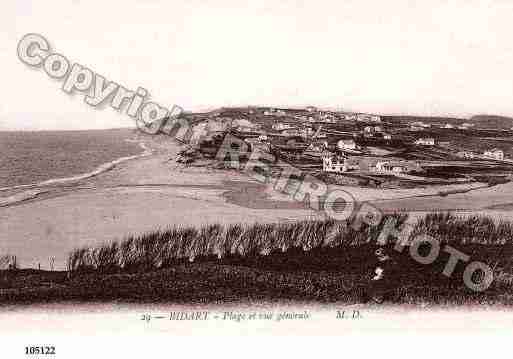 Ville de BIDART, carte postale ancienne